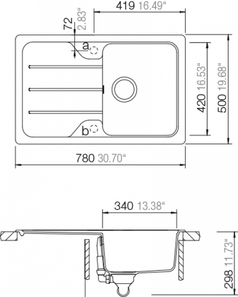 SW24 - Schock Formhaus D-100 (FOMD100SA) - Maßzeichnung